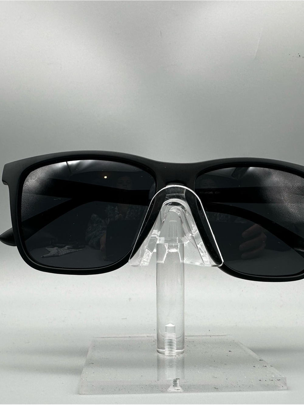 Knockaround Fast Lanes Polarized Sunglasses Matte Black E251 Rectangular Mens
